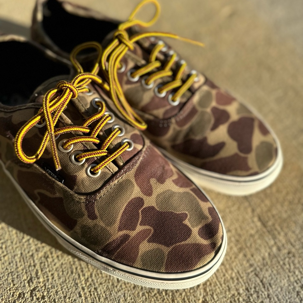 RARE Vans Authentic Duck Camo Lo Hiker
